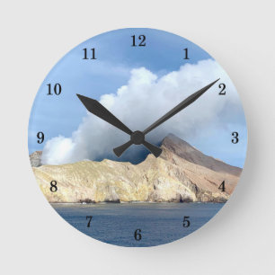 Beautiful Outdoor Scenery Wall Clock Runde Wanduhr