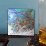Beautiful Paua Black Abalone Neuseeland Muschel Fliese<br><div class="desc">Schöne Paua Muschel aus der einzigartigen neuseeländischen Schwarzblüte. Diese Muschel ist weltweit bekannt für ihre Verwendung in Schmuck,  da sie im Gegensatz zu jeder anderen Muschel,  die in der Schönheit und starken Regenbogenperlenqualitäten unübertroffen ist,  ist.</div>