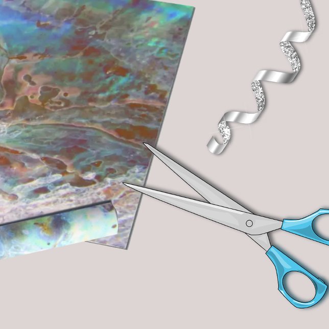 Beautiful Paua Black Abalone Neuseeland Muschel Geschenkpapier (Von Creator hochgeladen)