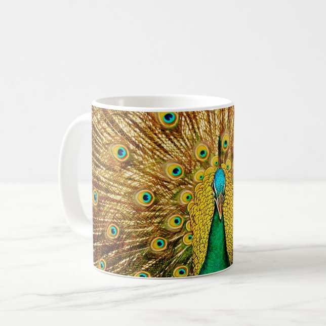 Beautiful Peacock Tasse (Vorderseite Links)