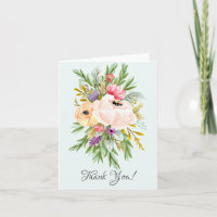 Beautiful Peonies Floral Brautparty Vielen Dank