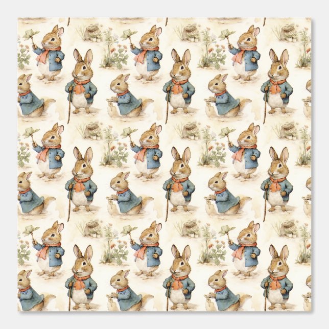 Beautiful Peter Rabbit Tapete (Vorderseite)