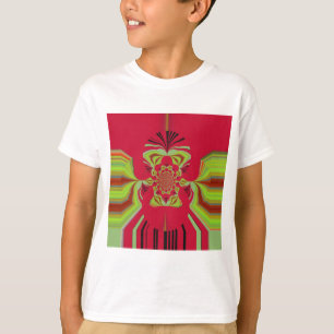 Beautiful Phantastisch African Red Gelb Motif Patt T-Shirt