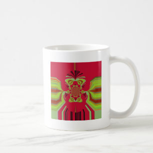 Beautiful Phantastisch African Red Gelb Motif Patt Tasse