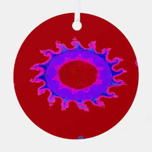 Beautiful phantastisch India Motif Mendi Art Desig Weihnachtsschmuck