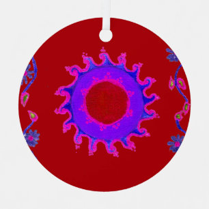 Beautiful phantastisch India Motif Mendi Art Desig Weihnachtsschmuck