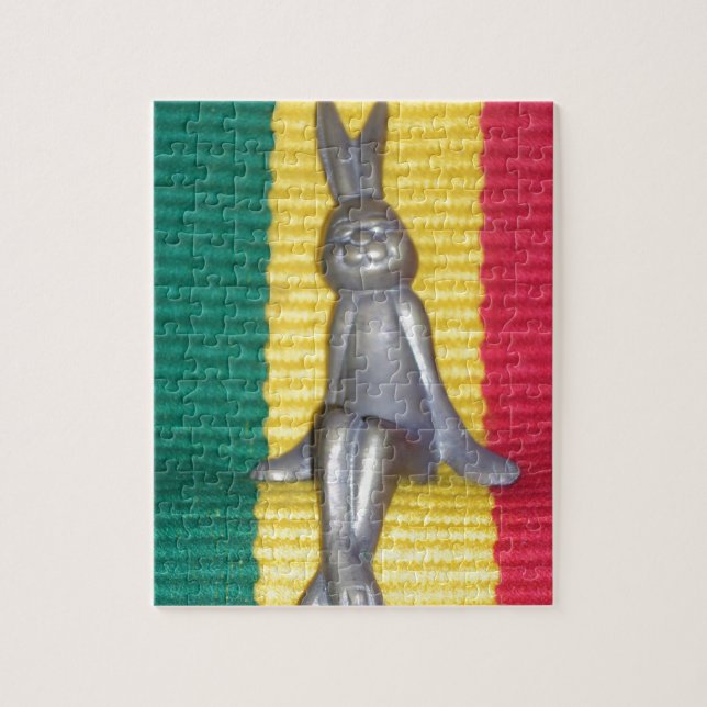 Beautiful phantastisch Rabbit Kingston Jamaica Puzzle (Vertikal)