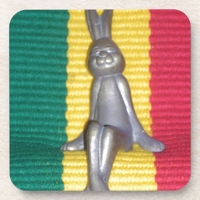 Beautiful phantastisch Rabbit Kingston Jamaica Untersetzer (Vorderseite)