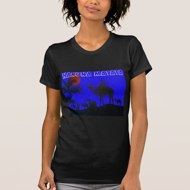 Beautiful Phantastisch Sunset Camel Safari T-Shirt (Vorderseite)