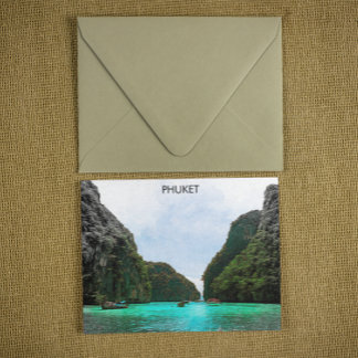 Beautiful Phuket Thailand Airview Postkarte