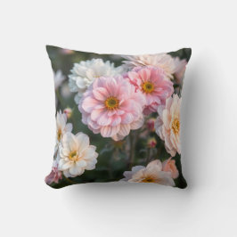 Beautiful Pink Floral Pillow Kissen