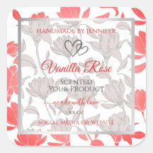 Beautiful Pink White Floral Muster Produktkennzeic