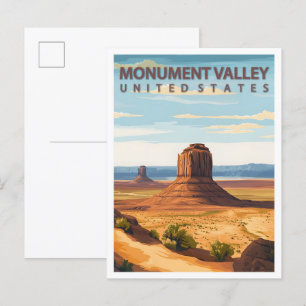 Beautiful Place Monument Valley USA Reisen Postkarte