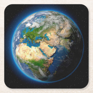 Beautiful Planet Earth Untersetzer Set