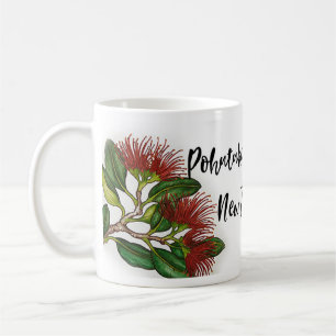 Beautiful Pohutukawa Blume Kaffee Tasse