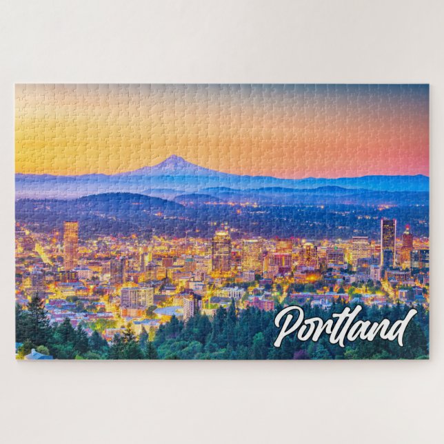 Beautiful Portland, Oregon, USA Puzzle (Horizontal)