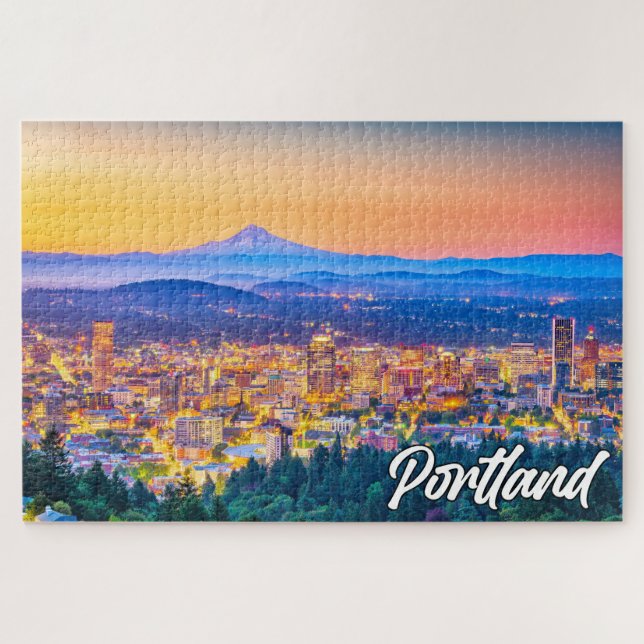 Beautiful Portland, Oregon, USA Puzzle (Horizontal)