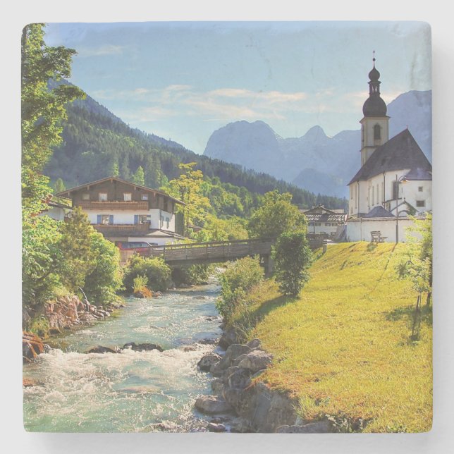 Beautiful Ramsau Steinuntersetzer (Vorderseite)