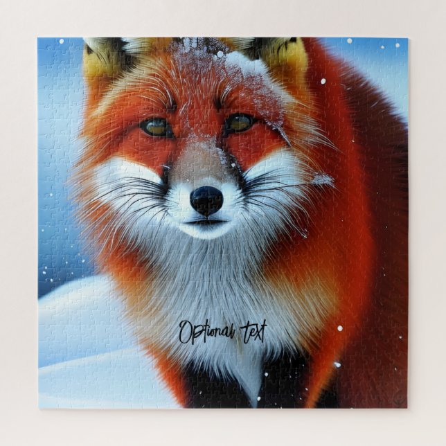 Beautiful Red Fox Puzzle (Vertikal)