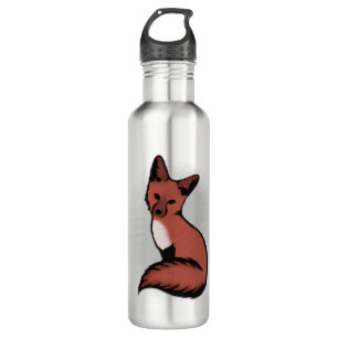 Beautiful Red Foxy Fox Edelstahlflasche