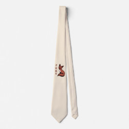 Beautiful Red Foxy Fox Krawatte