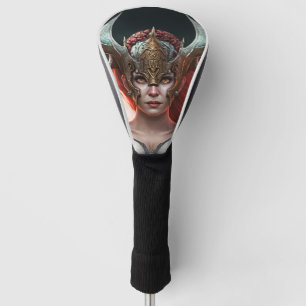 Beautiful Red Haired Nordic Warrior Golf Headcover