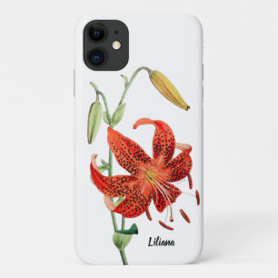 Beautiful Red Tiger Lily Floral Case-Mate iPhone Hülle