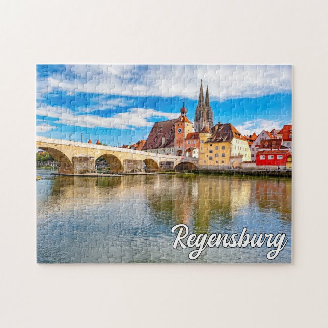 Beautiful Regensburg, Deutschland Puzzle (Horizontal)