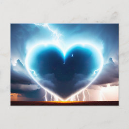 Beautiful romantic wedding picture AI Feiertagspostkarte