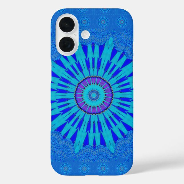 Beautiful Royal Blue Mandala Kunst, Dichtung und M Case-Mate iPhone Hülle (Rückseite)