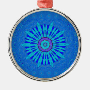 Beautiful Royal Blue Mandala Kunst, Dichtung und M Ornament Aus Metall