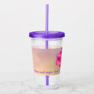 Beautiful Sakura Cherry Blossoms Acrylic Tumbler Acryltrinkbecher