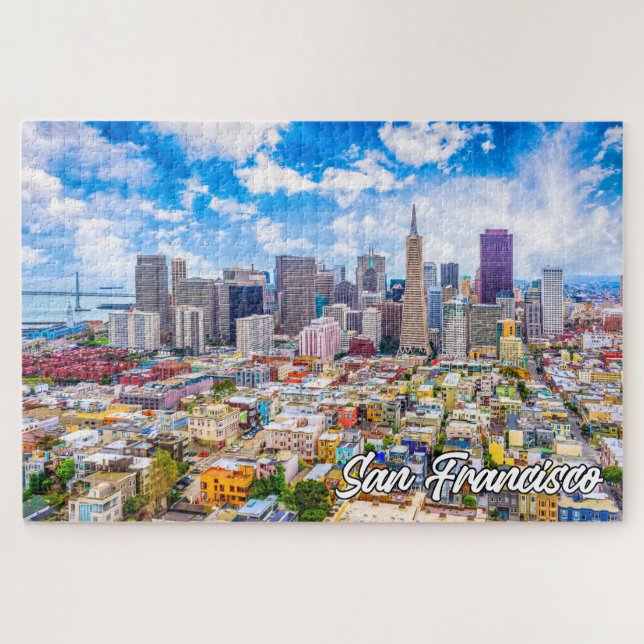 Beautiful San Francisco, Kalifornien, USA Puzzle (Horizontal)