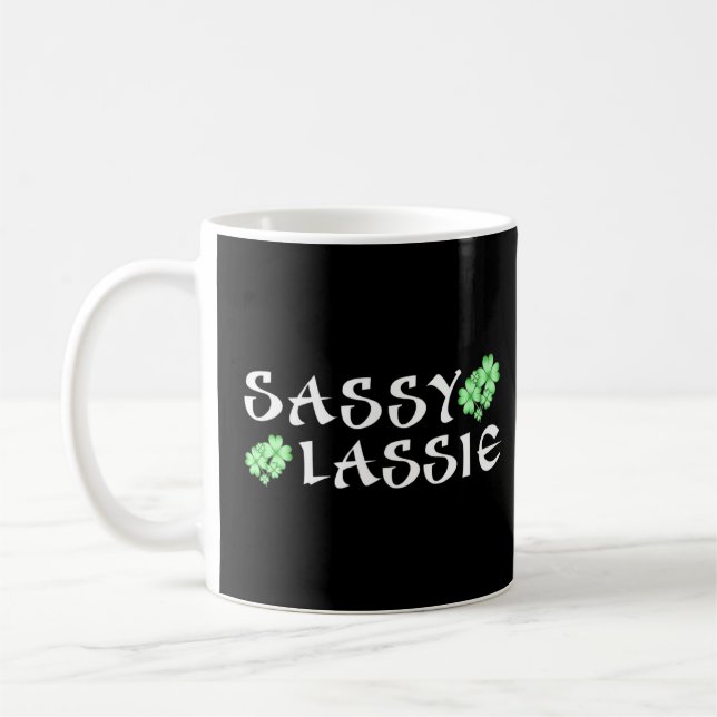 Beautiful Sassy Lassie St Patrick's Day Funny For Kaffeetasse (Links)