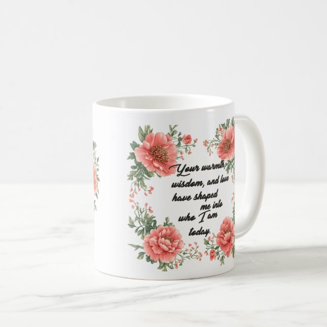 Beautiful Sentiment For Mom Wrap Kaffeetasse (VorderseiteRechts)