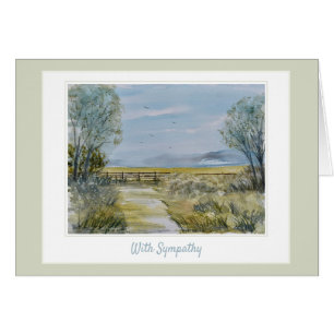 Beautiful Serenity Beileid Erinnerungen Card