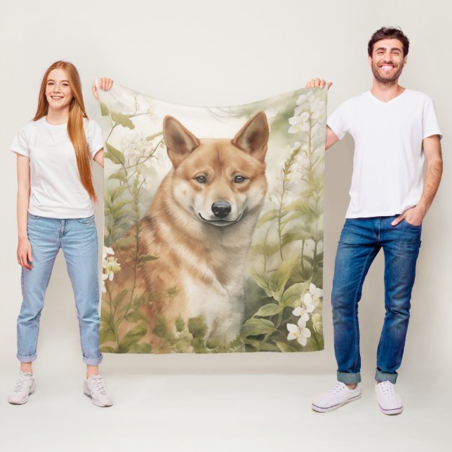 Beautiful Shiba Inu Fleecedecke (Beispiel)