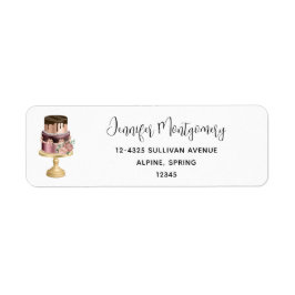 Beautiful Shiny Glam Party Cake Address
