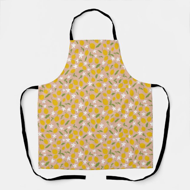 Beautiful Sicilian Lemon Kitchen Apron  Schürze (Vorderseite)