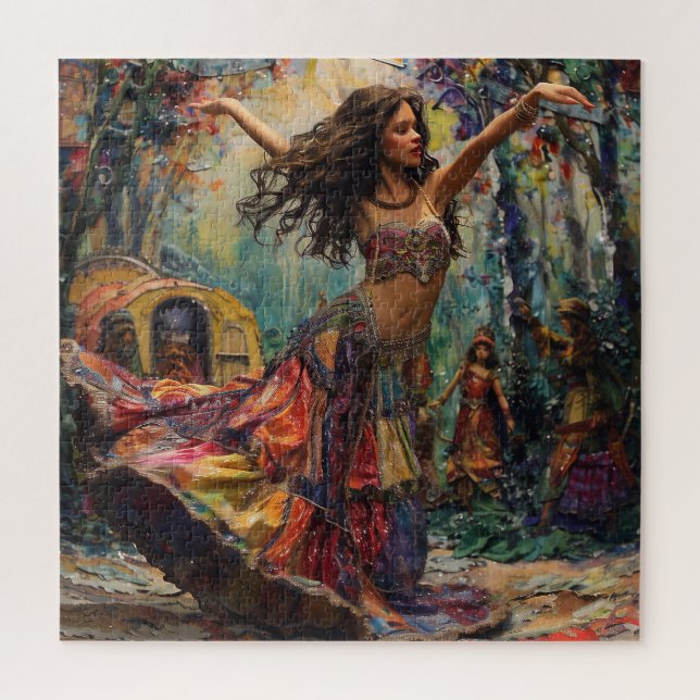 Beautiful Sinti und Roma Dancer Puzzle (Vertikal)