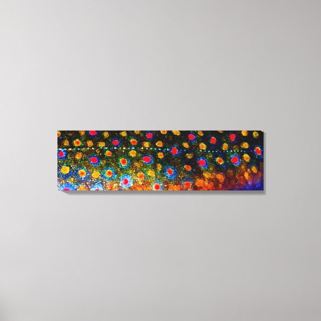 "Beautiful Skin, Brook Trout" von James Lady Leinwanddruck (Vorderseite)