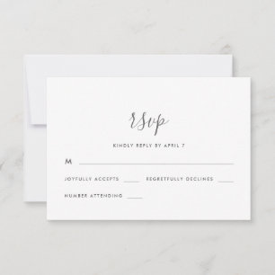 Beautiful Soft Lila Wedding Rsvp