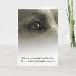 Beautiful Soul Dog Beileid - Siehe Beschreibung Karte