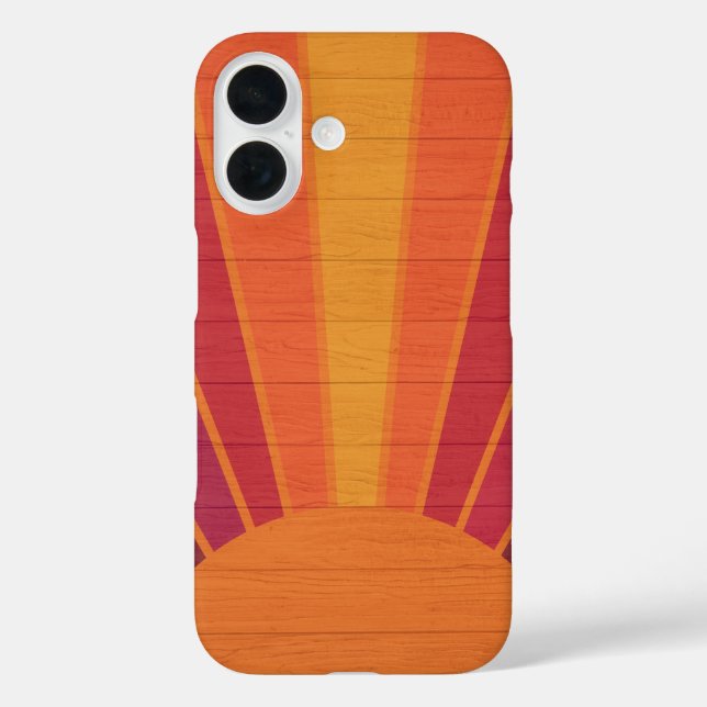 Beautiful Sunny Sun Rays Southwestern Folk Art Cas Case-Mate iPhone Hülle (Rückseite)