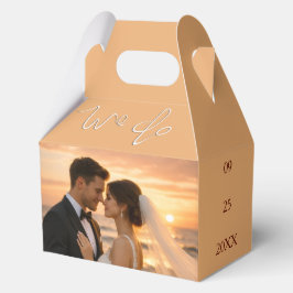 Beautiful Sunset Beach Romantic Wedding Vows Geschenkschachtel
