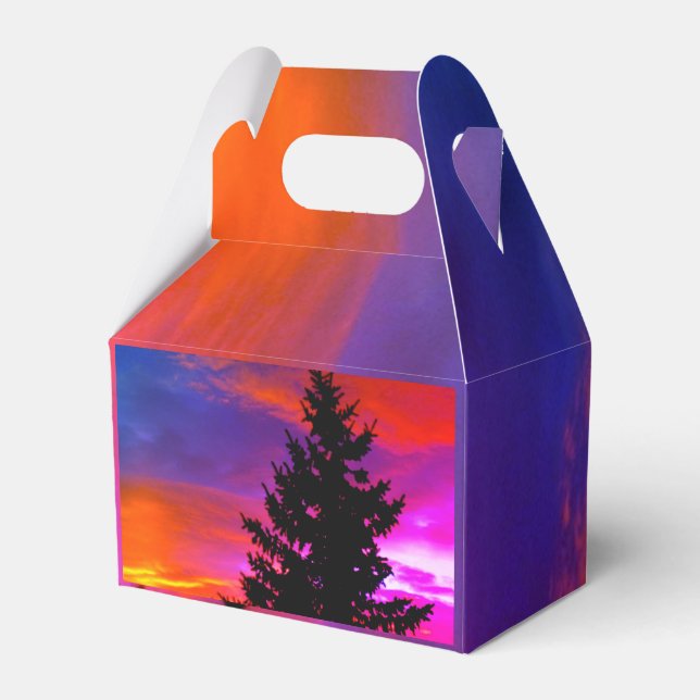 Beautiful Sunset Favor Boxes Geschenkschachtel (Vorderseite)