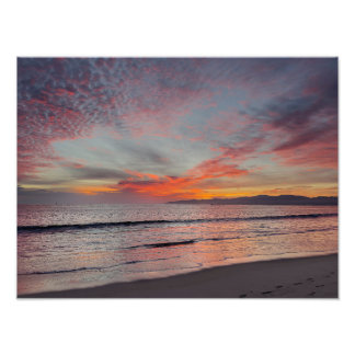 Beautiful Sunset -  Marina Del Rey, CA Fotodruck