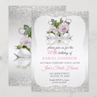 Beautiful Swan Birthday Einladung