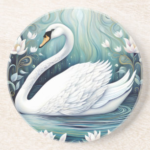 Beautiful Swan Getränkeuntersetzer