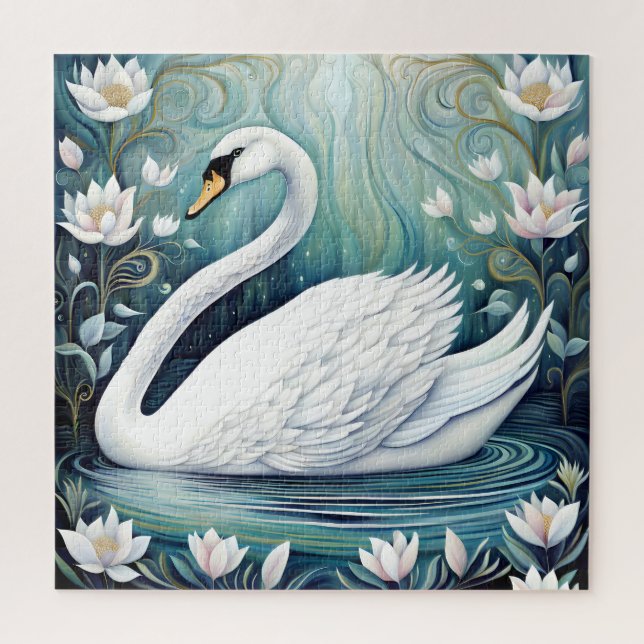 Beautiful Swan Puzzle (Vertikal)